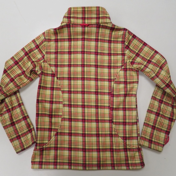 Burton Dryride Fleece Lined Jacket Large 14/16 Plaid - Picture 3 of 8